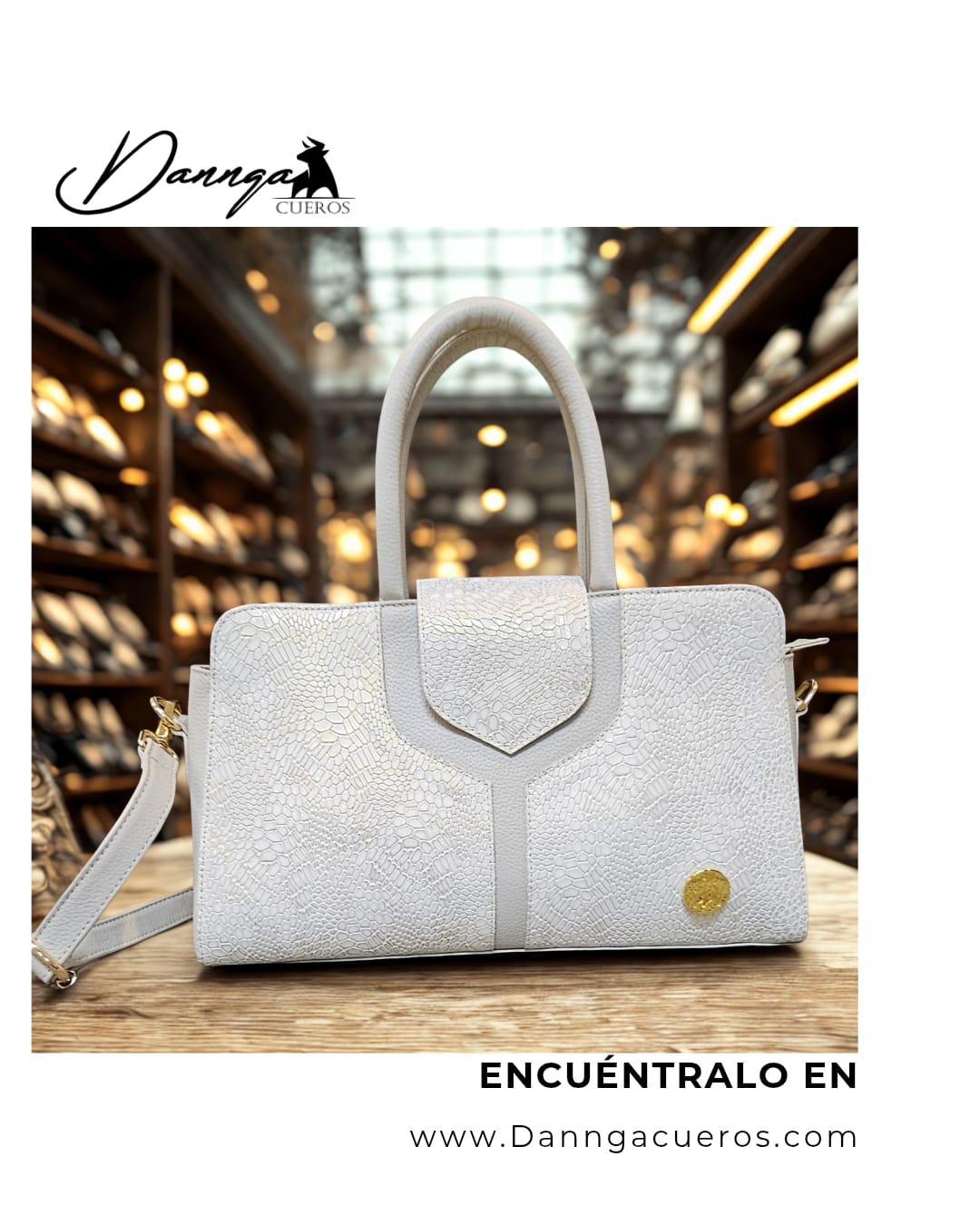 Cartera de Dama Blanco Hueso DG-05